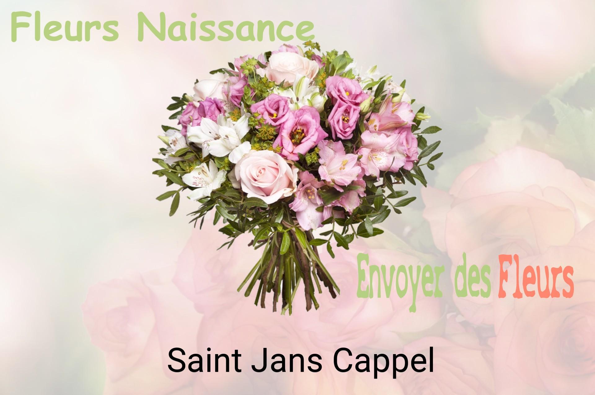 Bouquet de fleurs de naissance livré à Saint-Jans-Cappel